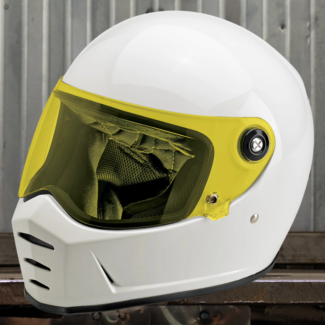 BILTWELL LANE SPLITTER YELLOW  VISOR