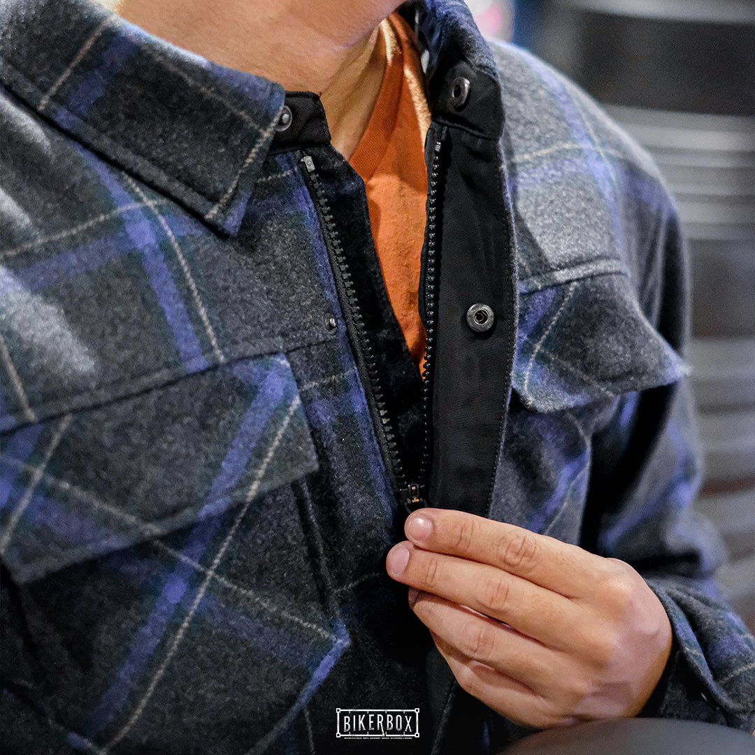ICON FLANNEL UPSTATERIDE BLUE