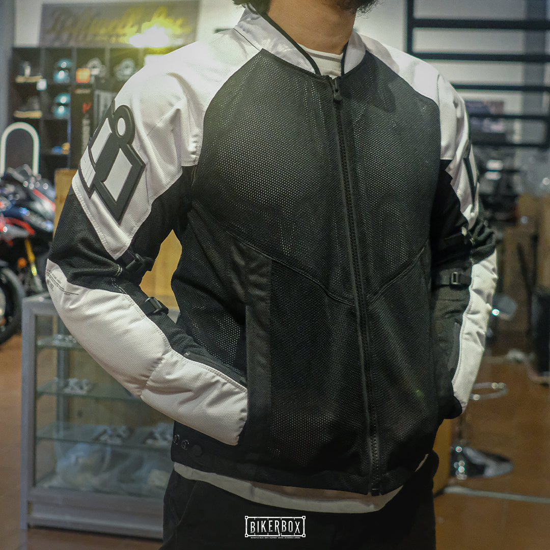 ICON MESH AF' JACKET BLACK/WHITE