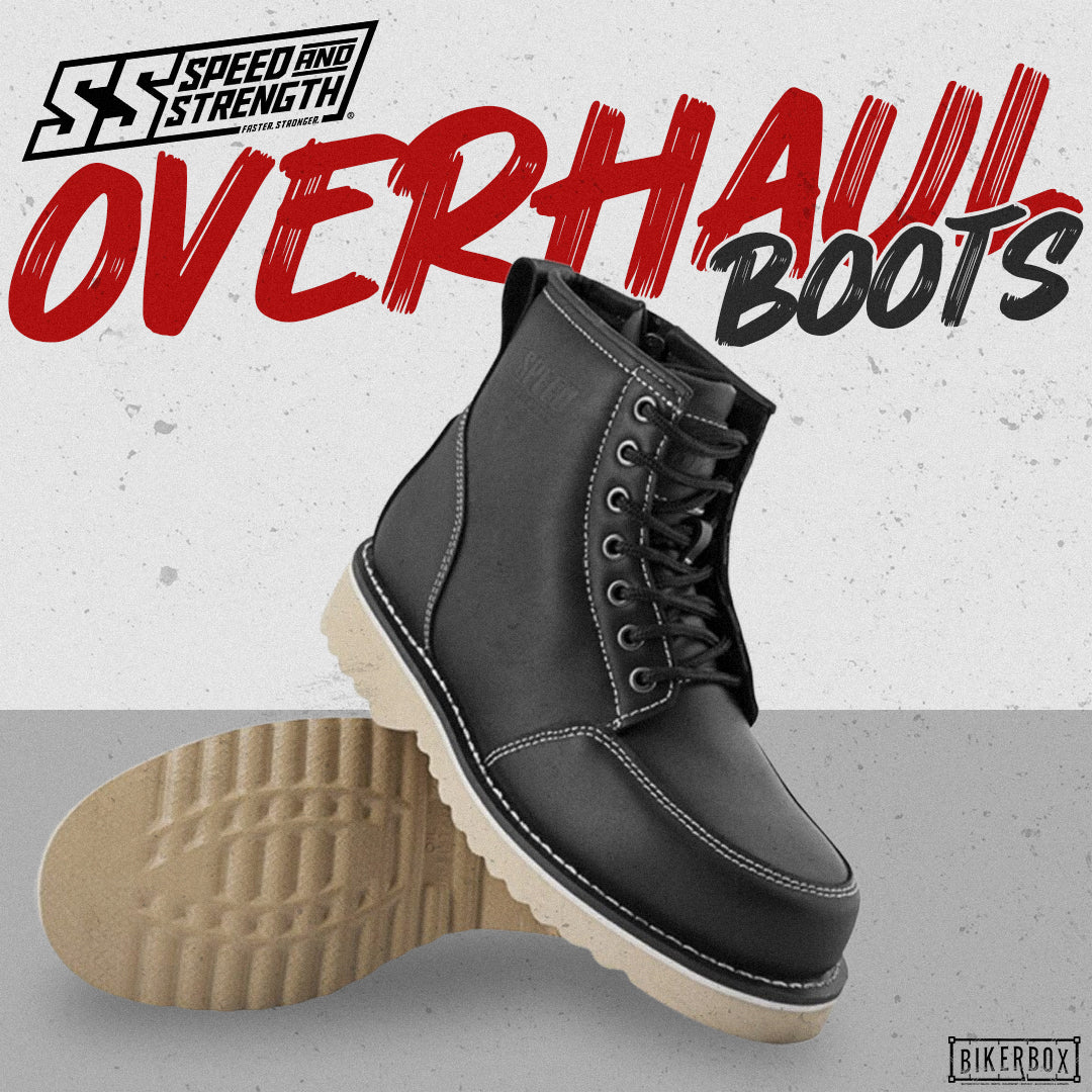 SPEED AND STREGTH OVER-HAUL BOOTS BLACK